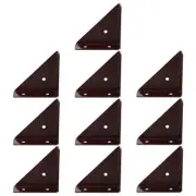 10 Pcs Thickened Angle Code Work Corner Brace Bracket Bed Triangle Brackets