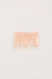Orange Stripe Claw Clip