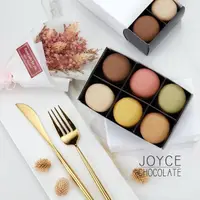 在飛比找momo購物網優惠-【JOYCE巧克力工房】純馬卡龍禮盒-6入禮盒(6顆/盒)