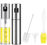 Vinegar Mist Olive Oil Sprayer Large-Capacity Food-Grade Glass Bottle BBQ Salad Spice and Nut Grinder