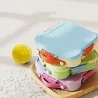 Handheld Lunch Box Toast Shape Storage Containers Tableware Salad Box Kids