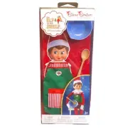 NIB Elf on the Shelf Claus Couture Collection Sweet Shop Set Spoon Bowl Apron