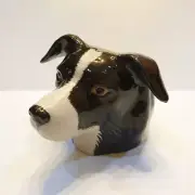 Dog3 Head Figurine Vase Pot Ceramic Mini Plant Succulent Planter Flower Decor