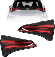 Rear Inner Tail Lights Assembly Replacement for Toyota RAV4 2016-2018 Driver and Passenger Side Brake Tail Lamps TO2802133 TO2803133