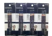 Lot of 4 Covergirl Easy Breezy Brow Fill & Define Pencil 2ct - 505 Rich Brown