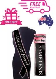 Same Penis Forever Sash-HENS NIGHT-FREE DELIVERY