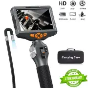 TESLONG Endoscope Inspection Snake Camera 2-Way 210° Articulation Borescope