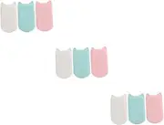 3sets Portable Soap Sheets for Travel Travel Size Soap Case Hand Washing Soap Slices Travel Supplies 3boxes*3