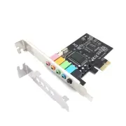 Padarsey PCIe Sound Card, 5.1 Internal Sound Card for PC Windows 7 with Low P...