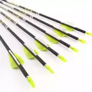 New Archery Carbon Arrows Shaft for Compound Recurve Bow Longbow Hunting Targets