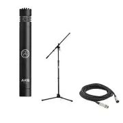 AKG P170 High-Performance Instrument Microphone with On-Stage Stands MS7701B Eur