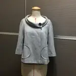 日本品牌 LA ZIZA  7分袖毛料外套