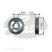 Gates Crankshaft Pulley - TVD1117