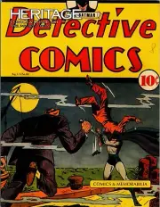 HERITAGE COMICS & COMIC ART 100+ PG AUCTION CATALOG DETECTIVE COMICS COVER 2022