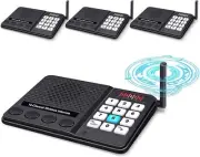 4-Pack Intercoms Wireless 1 Mile Long Range - GLCON 10 Channel 3 Code G135