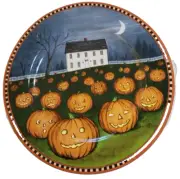 David Carter Brown Pumpkin Hollow Sakura Halloween Plate House Pumpkin Patch2002