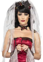 Gothic Bride Womens Halloween Costume Kit