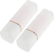 Baluue 2pcs Lipstick Tube Lip Gloss Lip Gloss Containers Empty Diy Lipstick Supplies Lipgloss Containers Empty Printing Lipgloss Tube Pp White