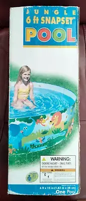 6' Intex The Wet Set Jungle Snapset Round Pool 6'x15" Kids NEW 2011