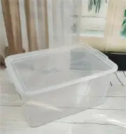 Smartlink 3 PCS 20L Clear Stackable Plastic Storage Boxes with Lid Box Tubs