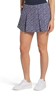 [pumagolf] Women's W Soto Pleated Skirt, Deep Navy-Magenta Gleam