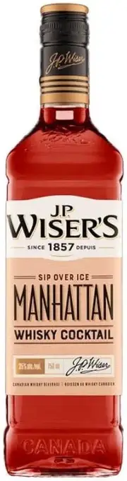 JP Wisers Manhattan Whisky Cocktail 750ml