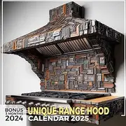 Unique Range Hood 2025: 15 Months of Culinary Charm October 2024 to December 2025 Capturing Stunning Range Hood Designs Perfect for Planning and Organizing in Large Size 8.5 x 8.5 Ideal Gifts
