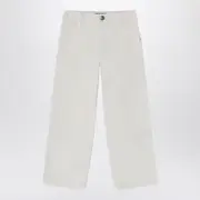 [Polo Ralph Lauren] White cotton trousers 2 White