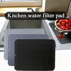 Draining Pad Wave Table Mat Placemat Heat Insulation Pad Silicone Drying Mat