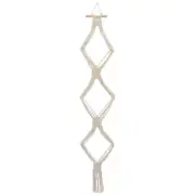 Braided Hat Hanger Macrame Storage Rack Cowboy for Wall Miss Women's