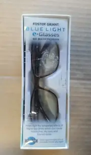 Foster Grant blue light E-glasses, no magnification, Brown