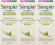 3 PACK OF Simple Hydrating Light Moisturiser 125ml