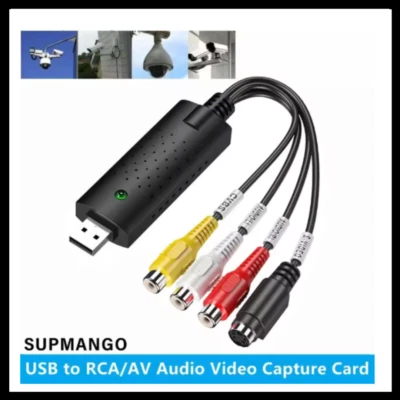 Video Grabber Capture USB Card Convert VCR VHS To Digital DVD for Windows 10 AU