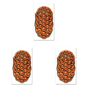 3x Dragon Scales Large Temporary Tattoo Kit Halloween Accessory Costume 14+