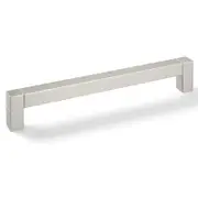 Hafele 206 x 34mm Nickel Brushed Cabinet Handle
