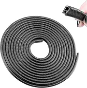 BLAU GRUN Car Door Edge Guards, Universal Rubber Seal Protector, U Shape Edge Trim, Black, 16FT