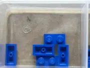 LEGO Parts - Blue Plate 1 x 2 - No 3023 - QTY 5