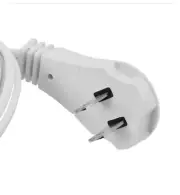 Six (6) 7 ft. HDX Slim / Tight / Close Space Extension Cords ~ White ~ 16-2