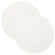 2 Pack Diatomaceous Plant Saucers for Indoors 7inch, White
