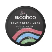 Woohoo Armpit Detox Mask (Detoxifying Clay & Silver Mask) Tin 50g