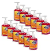 12PK Northfork 500ml Liquid Hand Wash Cleaner Gentle Care Soap Orange Fragrance