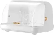 Qianly Nursing Bottle Drying Rack Tableware Storage Box Desktop Cup Organizer for Tea Cups, White