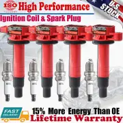 Set Of 4 Ignition Coil w/Spark Plug For Toyota Yaris Prius xA xB Echo 1.5L UF316 (for: Toyota)