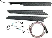 Dashboard Light and Front Door Contour Light Trim Ambient Light Compatible with VW Tiguan MK2(White Light)