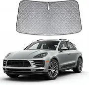 OTTO SHADES 6 Layers Thick WindScreen Sunshade for Porsche Macan 2014-2025 Premium UV Protection Foldable Windshield Sun Visor Heat Shield Cover Keeps Car Cool
