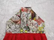 Jazberryz Kitchen Hanging Hand Towel GUMNUT BABIES #1 Red Button Close Handmade