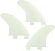 3PCS/2PCS Surfboard Fin Thrusters Fins Fiberglass Nylon Surf Fins GL/GX/M5/G5 White GX