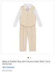 Van Heusen Toddler 4-Piece Sodalite Blue Suit