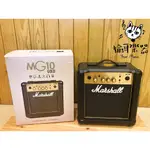 ♪YOUR MUSIC 愉耳樂器♪ 現貨公司貨 MARSHALL MG10 GOLD電吉他音箱10W