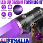 High Power 120W UV USB Flashlight 365nm Rechargeable Blacklight UV LED Torch